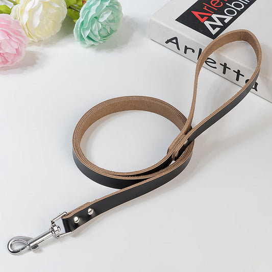 KFX-8399165 Leather Dog Leash in Multiple Colors - Durable & Stylish Options Available