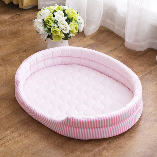 KFX-8405181 Cooling Ice Silk Dog Mat for Comfortable Pet Resting