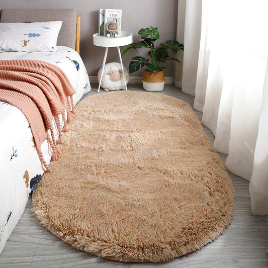 KFX-8423229 Tie-Dye Oval Carpet for Living Room and Bedroom - Various Colors and Patterns in Polyester Fiber