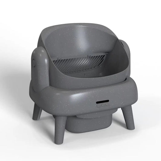 KFX-843155 Self-Cleaning Waterproof Smart Cat Litter Box with Remote Control - 74L Capacity