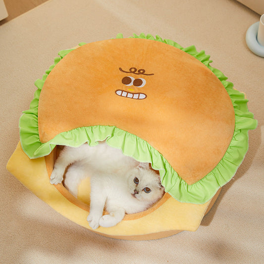KFX-8435389 All-Season Warm Cat House with Detachable Design for Comfort and Convenience