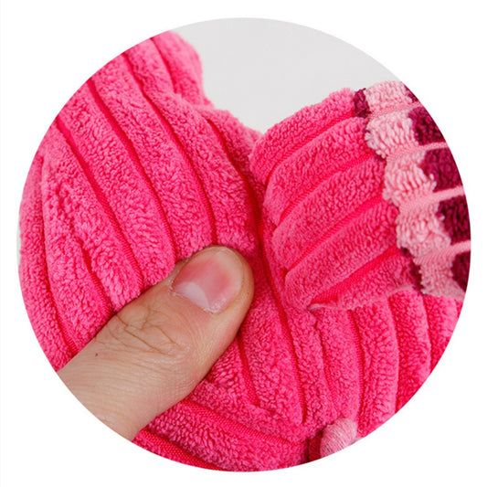 KFX-8437565 Cute Animal Plush Toy for Pet Dog Teeth Cleaning & Stress Relief