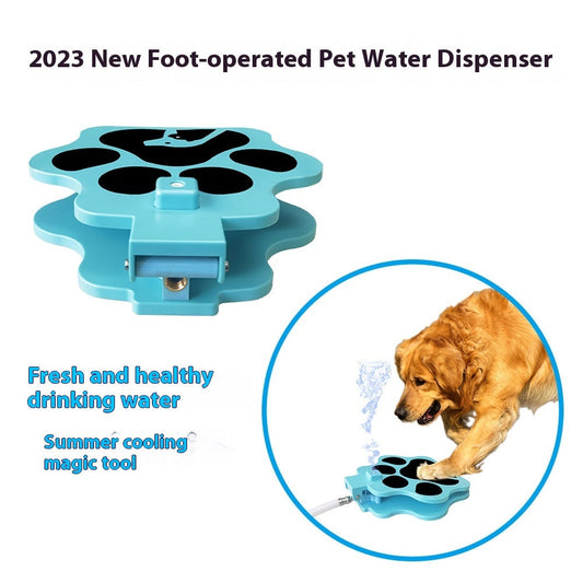 KFX-8460989 Automatic Pet Water Dispenser with Outdoor Foot Pressure System