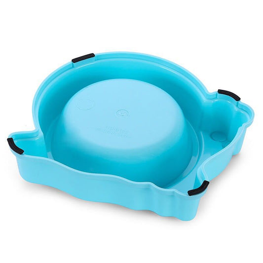 KFX-8461117 Cartoon Snail Shape Stainless Steel Pet Bowl for Food and Water - Pink, Green, Blue