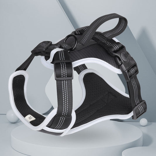 KFX-8469949 Explosion-Proof Chest Strap Vest for Pets with Hand-Holding Rope - Available in Multiple Colors