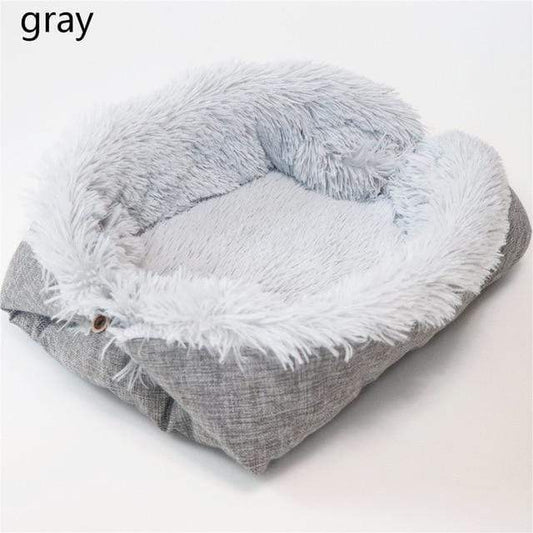 KFX-8474685 Multi-Season Removable Pet Nest with Arctic Plush and Waterproof Shell - Available in 5 Colors