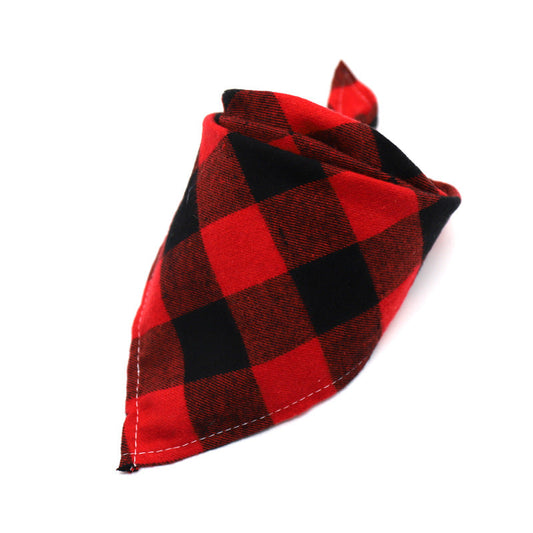 KFX-8495293 Thick Cotton Flannel Triangle Scarf - 40x40x58cm