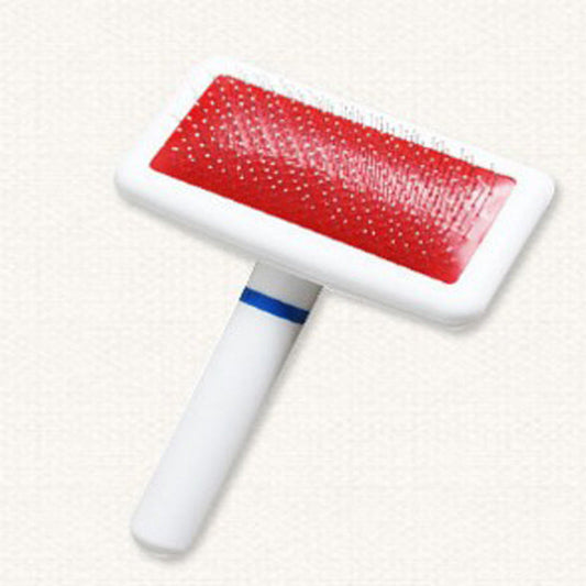 KFX-8499261 Stainless Steel Dog Comb with Soft Airbag and Cleaning Needles for Gentle Grooming