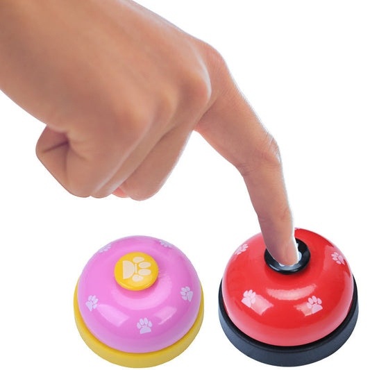 KFX-8514621 Interactive Pet Ordering Bell - Bright Colors for Dogs and Cats, Mechanical Sound, No Battery Required