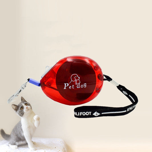 KFX-8530237 Automatic Telescopic Traction Device for Small Dogs - 2.5M Expandable Leash in Multiple Colors