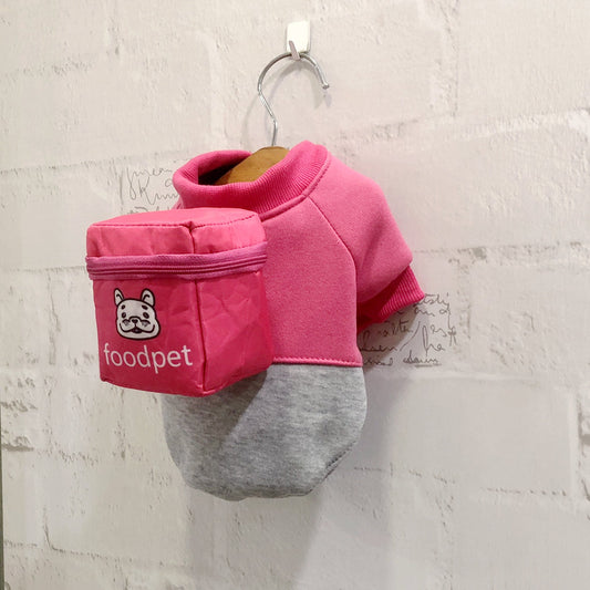 KFX-8559805 Casual Pink Cotton Coat for Large Dogs - Bichon and General Fit