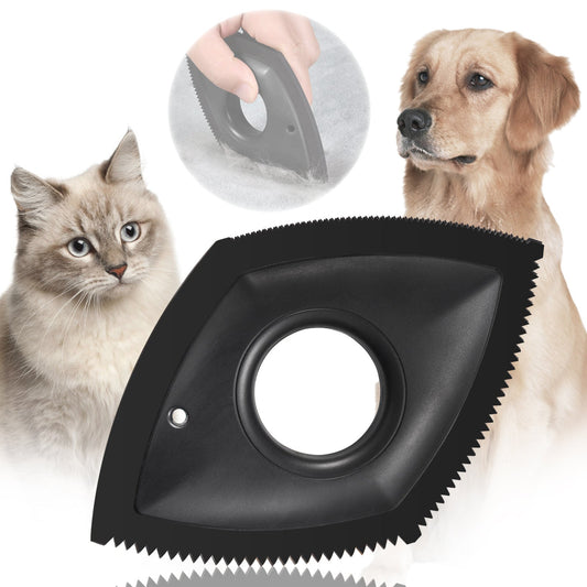 KFX-8570557 Pet Hair Remover Tool with Four Cleaning Modes for Effective Fur Removal from Cars & Carpets