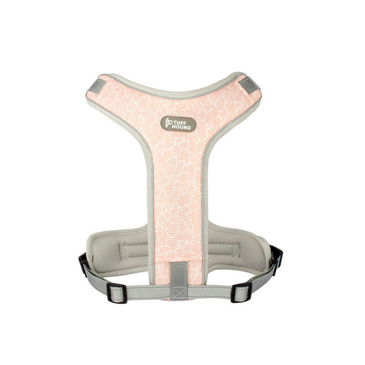 KFX-8595261 Dog Chest Strap – Nylon, Available in Pink Marble, Passionate Red, Cosmic Adventurer, Black Carbon Molecule, Vitality Powder, Multiple Sizes