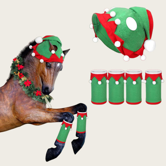 KFX-8607165 Solid Color Velvet Party Christmas Hat and Baby Shoe Set for Winter Celebrations