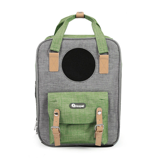 KFX-8609725 Breathable Large-Capacity Pet Carrier Bag for Cats, 31x25x42cm Mesh Design