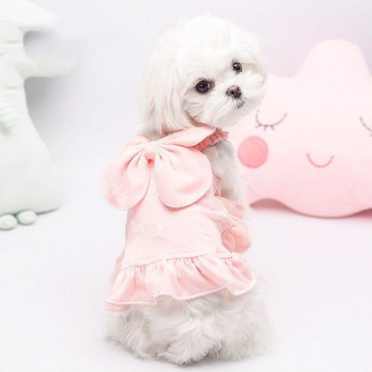 KFX-8620605 Sweet Cotton Suspender Skirt for Small Dogs in Princess Style