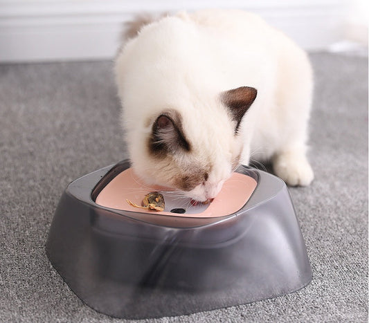 KFX-8624957 No-Spill Anti-Overflow Dog Bowl with Arch Shape Design and Large Capacity for Clean Drinking Water