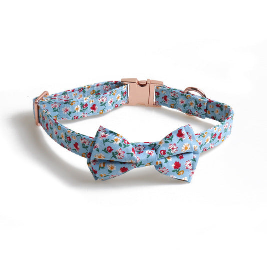 KFX-8636477 Adjustable Metal Bow Pet Collar in Multiple Colors, 1.5 x 24.5-35 cm