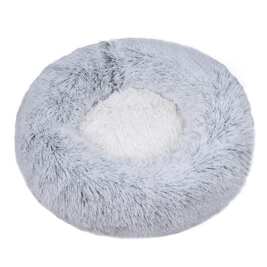 KFX-8694333 Cozy Plush Round Pet Kennel in Various Colors and Sizes