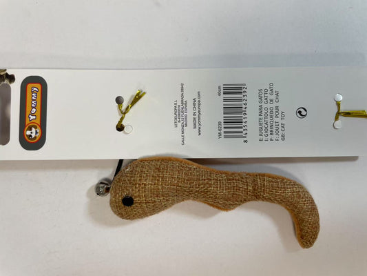 KFX-8695101 Interactive Cat Teaser Wand with Colorful Feathers and Ball