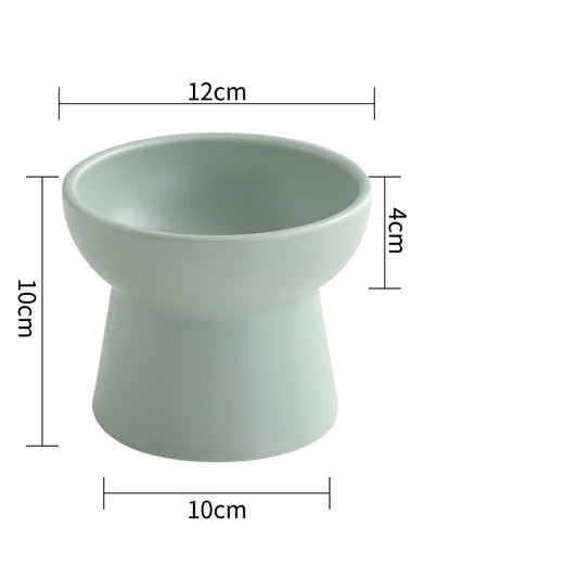 KFX-8705981 Ceramic Cat Bowl in Nordic Style - Available in Multiple Colors and Sizes