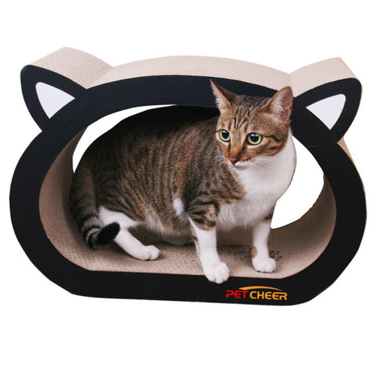 KFX-8711741 Cat Head Scratch Board - Durable BC Corrugated Paper, 48.1X32X23 CM, Ideal for General Use