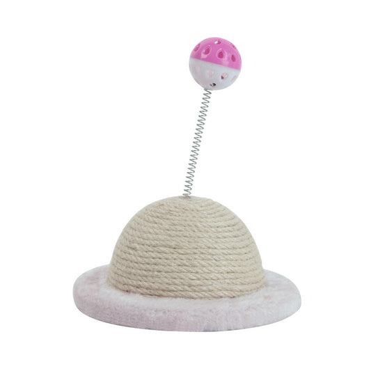 KFX-8744509 Sisal Cat Claw Grinding Ball - Durable Round 12cm Cat Scratching Toy