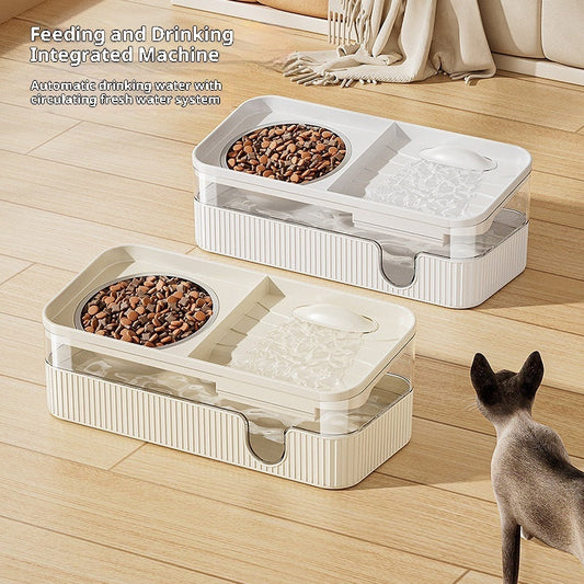 KFX-8765757 Large-Capacity Cat Water Dispenser with Automatic Filtration and Circulation System