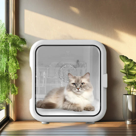 KFX-878035 Automatic Pet Dryer Box with Adjustable 360 Degree Airflow and Temperature for Small and Medium Pets
