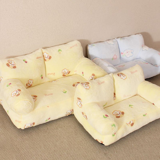 KFX-8808125 Removable and Washable Bite-Resistant Dog Bed Sofa in Multiple Colors and Sizes