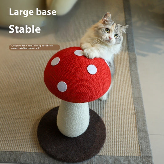 KFX-8810045 Mushroom Cat Climbing Frame with Sisal Scratch Post - Japanese Style Design