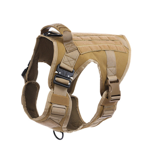 KFX-8815421 Strong Nylon Tactical Pet Vest with Quick Release Buckle and Breathable Mesh