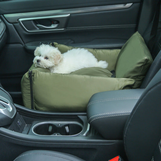 KFX-8844477 Waterproof Pet Mat for Cats and Dogs - Thick Reversible Cushion in Light Gray, Leather Powder or Army Green