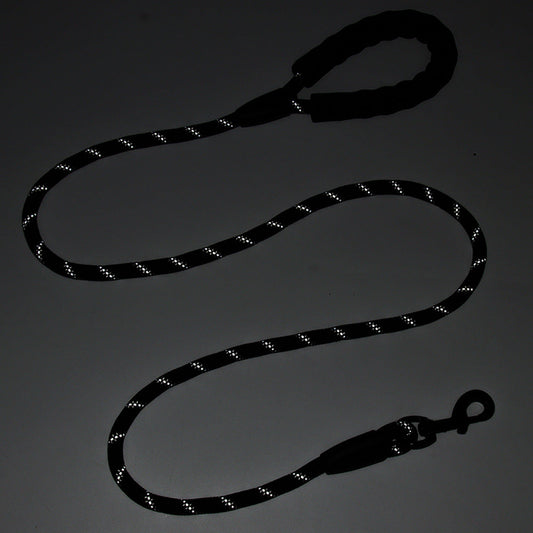 KFX-8857917 Reflective Nylon Dog Leash in Multi-Color for Medium and Large Breeds