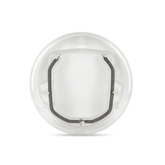 KFX-8867133 Transparent Plastic Cat and Puppy Door with Rotary Switch and 4 Locking Channels - Indoor Use