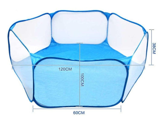 KFX-8874429 Foldable Children's Play Tent with Steel Frame and Waterproof Polyester - Ideal for Indoor and Outdoor Ball Pit Fun