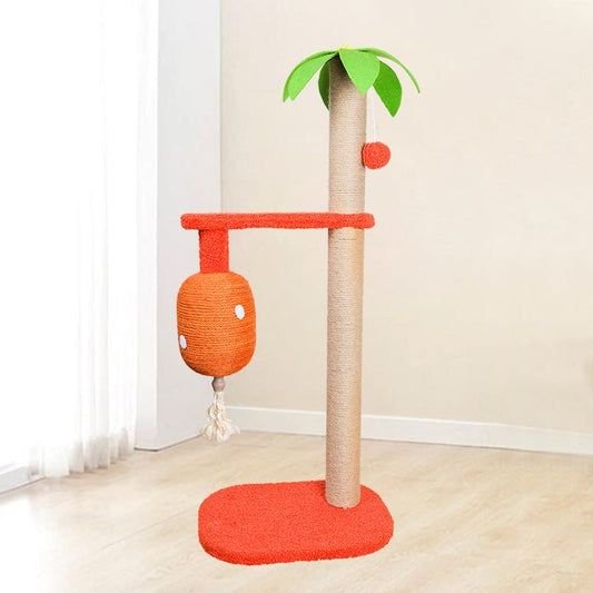KFX-8875581 Cat Climbing Frame and Sisal Claw Grinding Coconut Tree Pet Toy