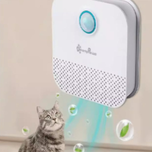 KFX-8878653 Smart Cat Odor Purifier with 4000mAh Battery - 99% Deodorization, USB Charging, Quiet Operation
