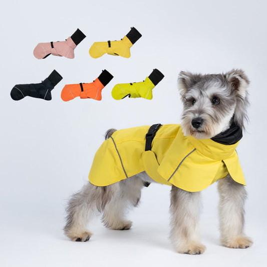 KFX-8902077 Waterproof Poncho for Small and Medium-Sized Dogs in Multiple Colors and Sizes