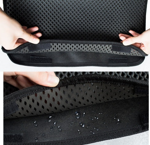 KFX-8910013 Double Layer Cat Litter Mat with Waterproof Layer for Easy Cleaning and Claw Trapping
