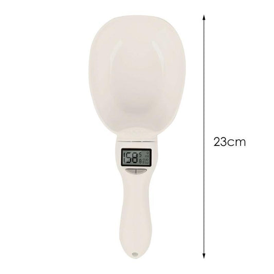 KFX-8913981 Electronic Pet Food Measuring Spoon - ABS Material, 250 ml Capacity, Battery Operated