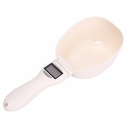 KFX-8913981 Electronic Pet Food Measuring Spoon - ABS Material, 250 ml Capacity, Battery Operated