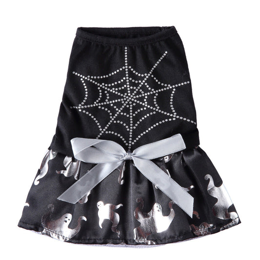 KFX-8949053 Stylish Polyester Dog Skirt for Halloween and Christmas – Various Sizes Available