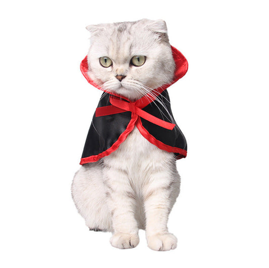KFX-8966333 Halloween Cloak for Cats and Dogs - Costume for Festive Pet Celebrations, Cloth Material, Size 28*29cm