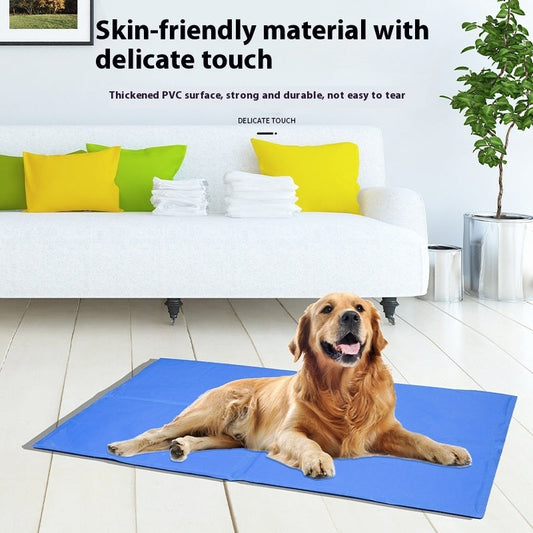 KFX-8969789 Multifunctional Cool Gel Pet Ice Mat for Heatstroke Prevention - Available in Sapphire Blue and Camouflage Sizes