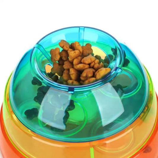 KFX-8985405 Interactive Dog Food Dispensing Toy Ball for Engaging Playtime and Feeding