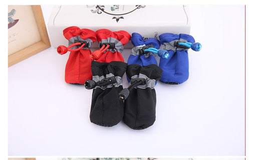 KFX-8986045 Breathable Non-Slip Soft Sole Pet Shoes for All Seasons