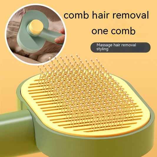 KFX-8990781 Pet Hair Removal Combs for Dogs – Professional Ice Cream Style Brushes in Various Colors