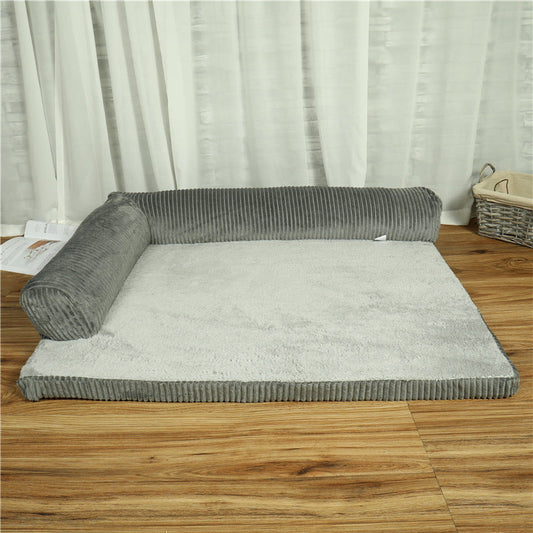 KFX-8998973 Washable Removable Dog Mat for Medium & Large Pets - Available in Grey, Coffee, Mauve