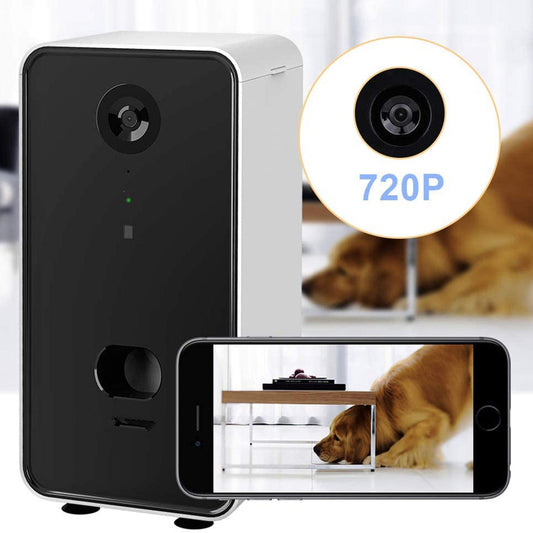KFX-9010237 Interactive Smart Pet Feeder with WiFi Connectivity and 0.5L Capacity